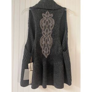 Willow & Clay vest gray XS NWT